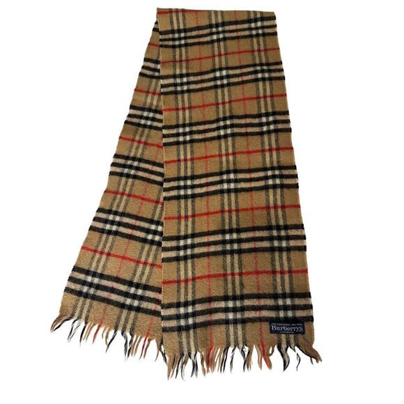 Authentic Rare Vintage Check Plaid Burberrys Mini Scarf - Picture 4 of 4